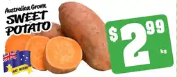 Farmer Jack's Australian grown sweet potato offer