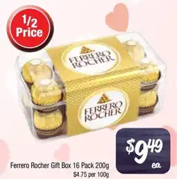 Farmer Jack's Ferrero Rocher Gift Box offer