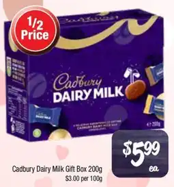 Farmer Jack's Cadbury dairy milk gift box offer