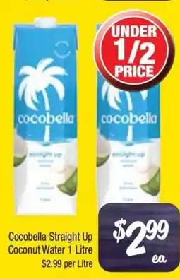 Farmer Jack's Cocobella straight up coconut water offer