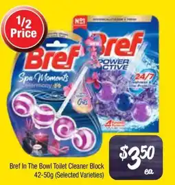 Farmer Jack's Bref in the bowl toilet cleaner block offer