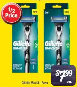 Farmer Jack's Gillette mach3+ razor offer