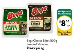 Farmer Jack's Bega Cheese Slices offer