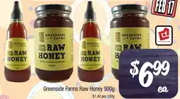 Farmer Jack's Greenside farms raw honey offer