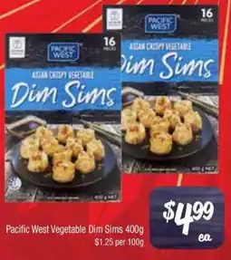 Farmer Jack's Pacific west vegetable dim sims offer