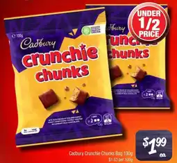Farmer Jack's Cadbury crunchie chunks bag offer