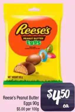 Farmer Jack's Reese's peanut butter eggs offer