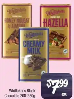 Farmer Jack's Whittaker's block chocolate offer