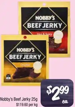 Farmer Jack's Nobby's beef jerky offer