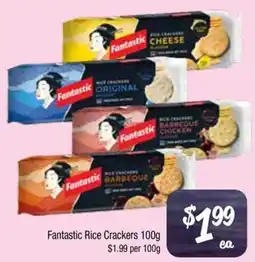 Farmer Jack's Fantastic rice crackers offer