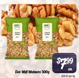 Farmer Jack's Eat well walnuts offer