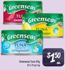 Farmer Jack's Greenseas tuna offer