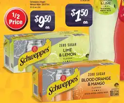 Farmer Jack's Schweppes Infused Mineral Water offer