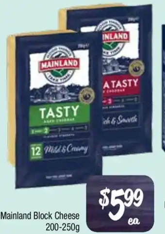 Farmer Jack's Mainland Block Cheese offer
