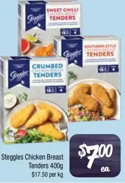 Farmer Jack's Steggles Chicken Breast Tenders offer