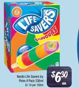 Farmer Jack's Nestle Life Savers Icy Poles offer
