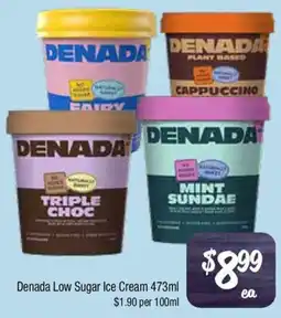 Farmer Jack's Denada Low Sugar Ice Cream offer