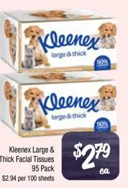 Farmer Jack's Kleenex Large & Thick Facial Tissues offer