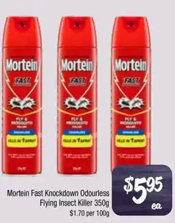 Farmer Jack's Mortein Fast Knockdown Odourless Flying Insect Killer offer