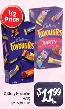 Farmer Jack's Cadbury Favourites offer