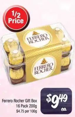 Farmer Jack's Ferrero Rocher Gift Box offer