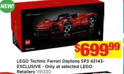 Mr Toys LEGO Technic Ferrari Daytona SP3 42143- EXCLUSIVE offer