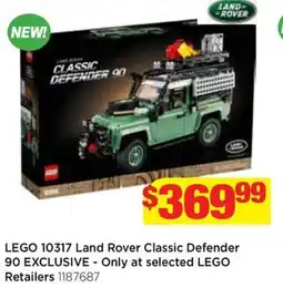 Mr Toys Lego 10317 land rover classic defender 90 exclusive offer
