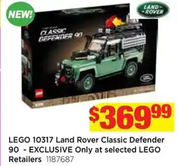 Mr Toys Lego 10317 land rover classic defender 90 - exclusive offer