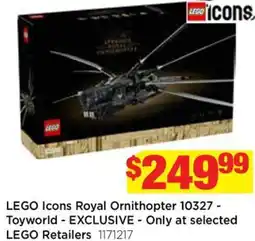 Mr Toys LEGO Icons Royal Ornithopter 10327 - Toyworld - EXCLUSIVE offer
