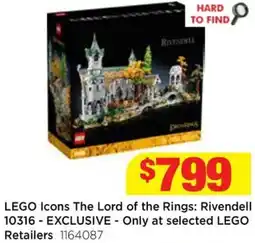 Mr Toys LEGO Icons The Lord of the Rings: Rivendell 10316 EXCLUSIVE offer