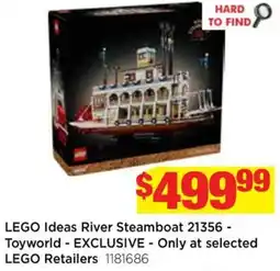 Mr Toys Lego ideas river steamboat 21356 - toyworld - exclusive offer