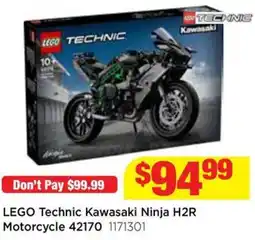 Mr Toys Lego technic kawasaki ninja h2r motorcycle 42170 offer