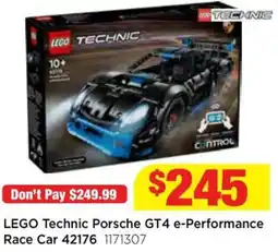 Mr Toys Lego technic porsche gt4 e-performance race car 42176 offer