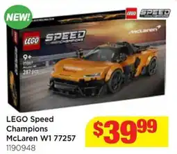 Mr Toys Lego speed cham mclaren w1 offer