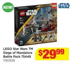 Mr Toys Lego star wars tm siege of mandalore battle pack offer