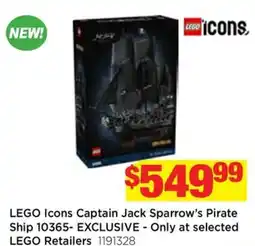 Mr Toys Lego icons captain jack sparrow's pirate ship offer