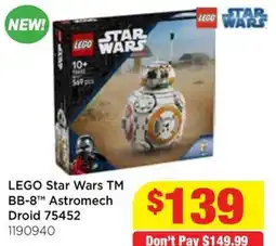 Mr Toys Lego star wars tm bb-8tm astromech droid offer
