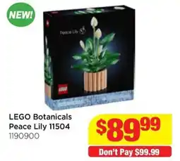 Mr Toys Lego botanicals peace lily offer