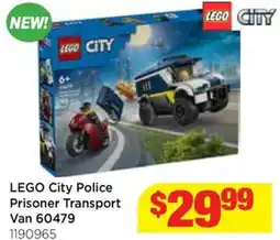 Mr Toys Lego city police prisoner transport van offer