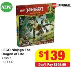 Mr Toys LEGO Ninjago The Dragon of Life offer