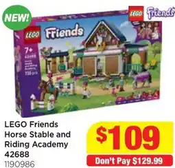 Mr Toys Lego friends horse stable and riding academy offer