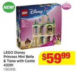 Mr Toys Lego disney princess mini belle & tiana with castle offer