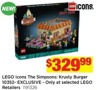 Mr Toys Lego icons the simpsons: krusty burger offer