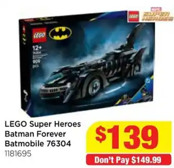 Mr Toys Lego super heroes batman forever batmobile offer