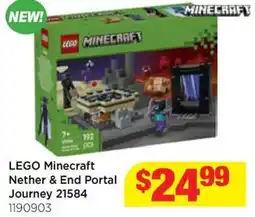 Mr Toys Lego minecraft nether & end portal journey offer