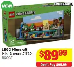 Mr Toys Lego minecraft mini biomes offer