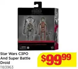 Mr Toys Star wars c3po and super battle droid offer