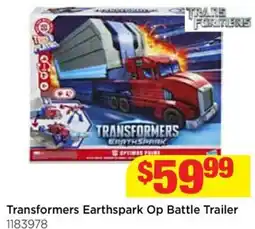 Mr Toys Transformers Earthspark Op Battle Trailer offer