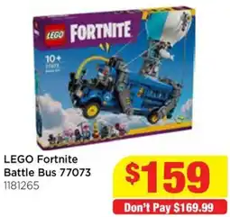 Mr Toys LEGO Fortnite Battle Bus offer