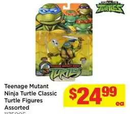 Mr Toys Teenage mutant ninja turtle classic turtle figures assorted offer